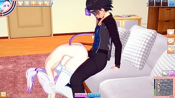 Cutie dragon girl kanna services lucky cock