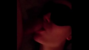 Blindfolded hottie gets fucked
