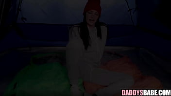 Step dad peeps on step daufghter masturbate then fucks her