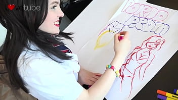 British teen draws nudes