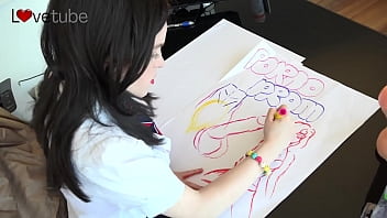 British teen draws nudes