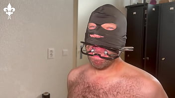 Spit swallowing and gagging video