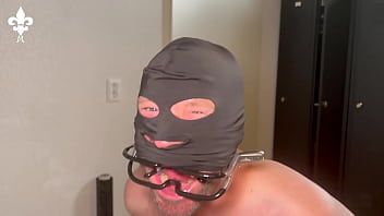 Spit swallowing and gagging video