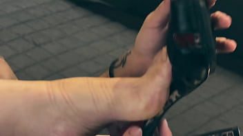 Time for a bondage and foot worship session who wants to join