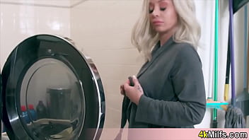 Washing clothes with my nympho stepmother