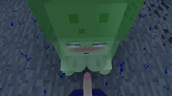 Трахнул девушку слайм во все щели