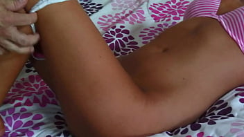 Emily kae cums almost immediately on his thick dick