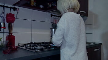 Pov he fucks my ass while i make coffee and ends with a huge cumshot in my mouth 4k