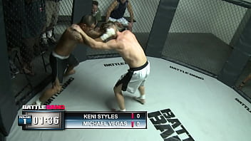 Fucking in a mma ring