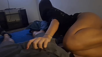 My stepsister and i watch a movie when we are alone at home she ends up with my cock in her mouth