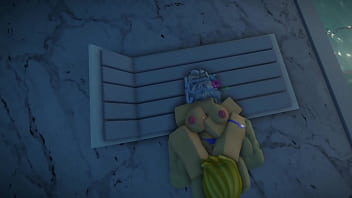 Muscle man bangs a slut so hard