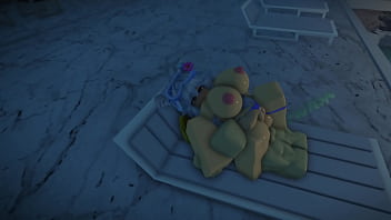 Muscle man bangs a slut so hard