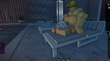 Muscle man bangs a slut so hard