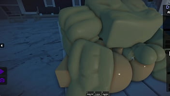 Muscle man bangs a slut so hard