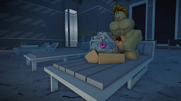 Muscle man bangs a slut so hard