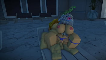 Muscle man bangs a slut so hard