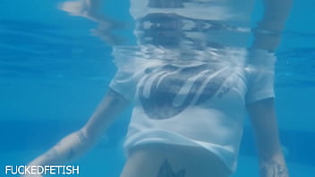 Rock style wet ashley rose