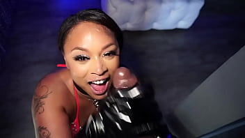 Porsha carrera luvs gagging on cock
