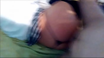 Dandole a una buena chica con tanga