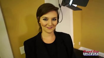 Charming cutie kylie gives a bj and gets pounded to swallow a cum treat