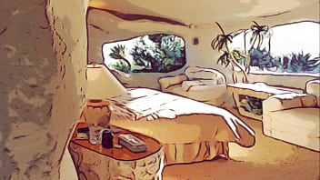 Flintstones swap fantasy betty gives fred a prehistoric blowjob