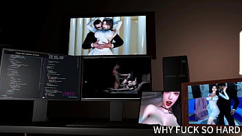 3d big boobs wife cheating with bbc in her bedroom