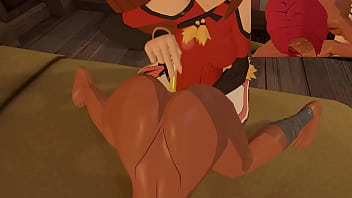 Jam pleasures giovanna in a lesbian scene animated