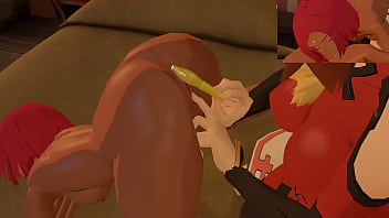 Jam pleasures giovanna in a lesbian scene animated