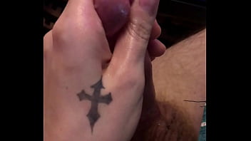 Handjob close up precum smiles