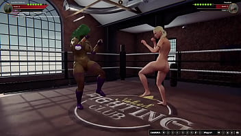 Jennifer vs nezakah nf3d female no rules lesbian combat