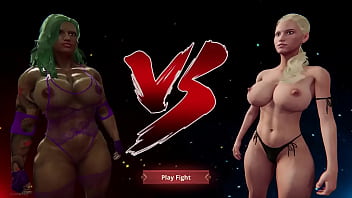 Jennifer vs nezakah nf3d female no rules lesbian combat