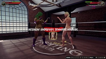 Jennifer vs nezakah nf3d female no rules lesbian combat