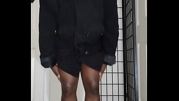 Taking off flasher coat to show off my hygiene for free less naked