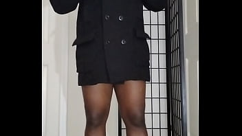 Taking off flasher coat to show off my hygiene for free less naked