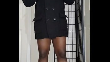 Taking off flasher coat to show off my hygiene for free less naked