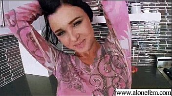 Solo girl get to orgasm with all kind of sex toys video 22