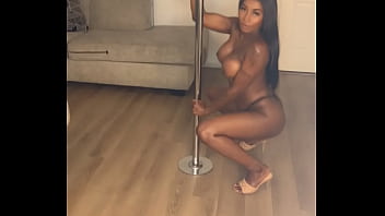 Ebony divine teasing