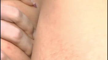 Young brunette fucks hard with a guy and sucks dick