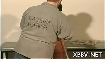 Overwhelming woman is playing with a dildo