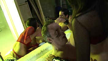 Milf kit lee and kat lee fuck two skater dudes in a group sex foursome