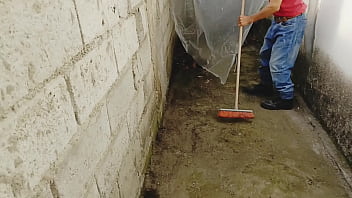 The beautiful perverted busty boss fucks her old employee