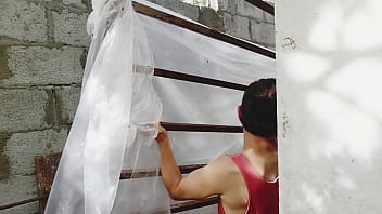 The beautiful perverted busty boss fucks her old employee