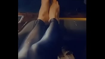 Shiny Spandex Foot Tease thumbnail