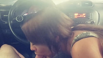 Busty nympho sucks pov