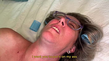 Granny ass stretched by a big black dick