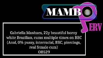Gabriella Manhaes 22y Beautiful Horny White Brazilian Comes Multiple Times On Bbc Anal 0% Pussy Interracial Bbc Piercings Real Female Cum Ob529 thumbnail