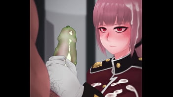 Anime girl empties guys balls