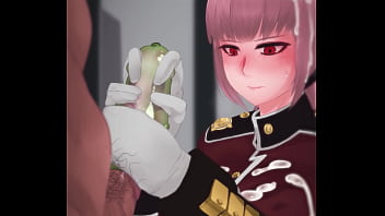 Anime girl empties guys balls