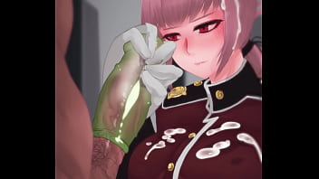 Anime girl empties guys balls