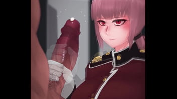 Anime girl empties guys balls